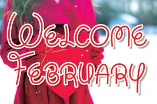 Welcome February Font Download