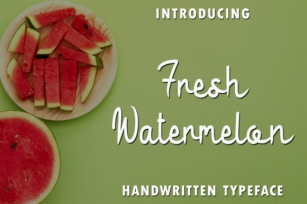 Fresh Watermelon Font Download