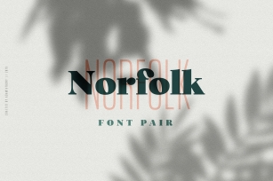 Norfolk - Font Pair Font Download
