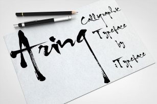 Aring - Calligraphic Typeface Font Download