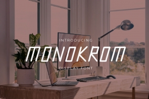 Monokrom - Modern Display Font Font Download