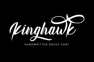 Kinghawk - Handwritten Brush Font Font Download