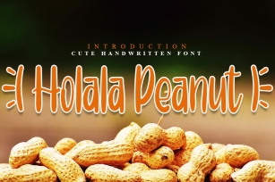 Holala Peanut - Beautiful Craft Font Font Download