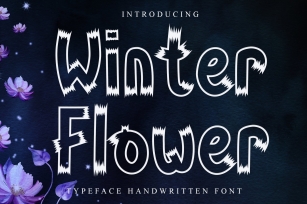 Winter Flower Font Download