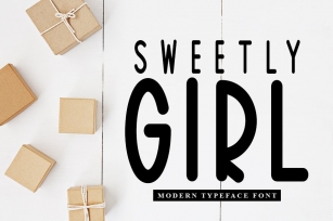 Sweetly Girl - Modern Typeface Font Font Download