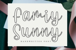 Family Sunny Font Download