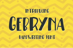 Gebryna Typeface - Handwriting Font Font Download