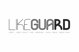 likeguard Font Download