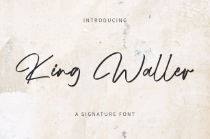 King Waller - Signature Font YR Font Download