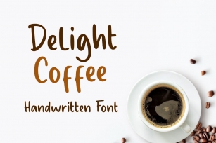 Delight Coffee - Display Font Font Download