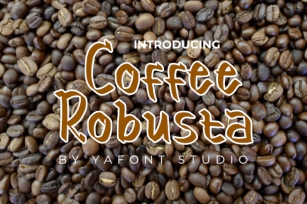 Coffee Robusta Font Download