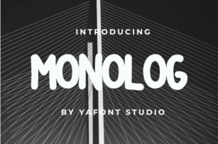 Monolog Font Download