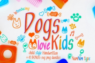 Dogs Love Kids Font Download