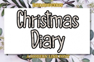 Christmas Diary Font Download