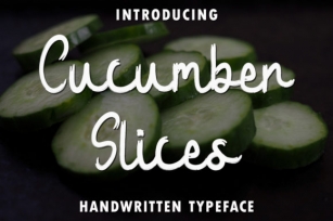 Cucumber Slices Font Download