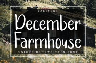 December Farmhouse Font Download