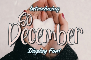 So December Font Download