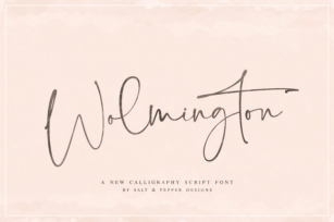 Wolmington Font Download