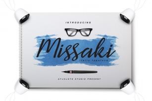 Missaki Typeface (Italic Version) Font Download