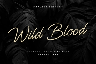 Wild Blood Font Download