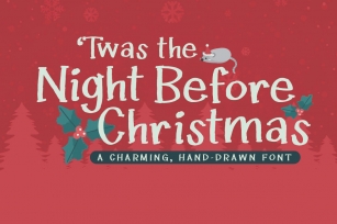 Twas the Night Before Christmas Font Font Download