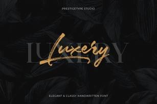 Luxery Font Download