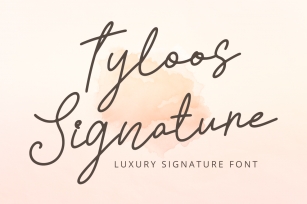 Tyloos Signature - Signature Font Font Download
