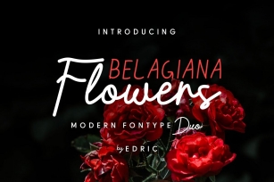 Belagiana Flowers Font Download