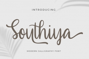 Southiya - Modern Calligraphy Font Font Download