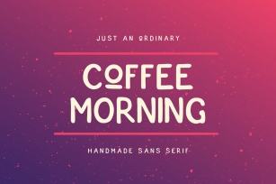 Coffee Morning Sans Font Download