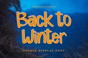 Back to Winter Font Download