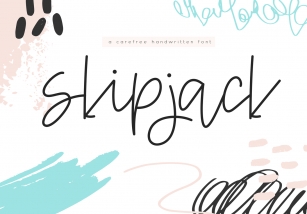 Skipjack - A Carefree Script Font Font Download