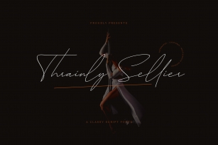 Thrainly Sellier Classy Script Fonts Font Download