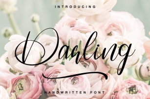 Darling - Handwritten font Font Download