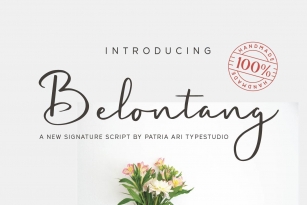Belontang Signature Font Download