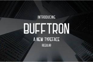 Bufftron Font Download
