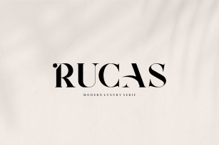 RUCAS - Modern Luxury Serif Font Download