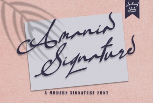 Amania Signature Font Download
