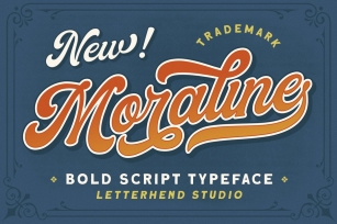 Moraline - Bold Script Typeface Font Download