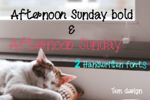Afternoon Sunday Font Download