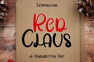 Red Claus Font Download