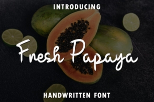 Fresh Papaya Font Download