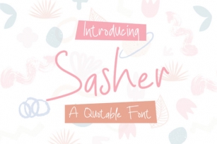 Sasher Font Download