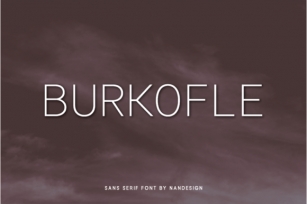 Burkofle Font Download