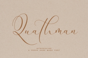 Quathman Font Download