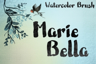 Marie Bella Brush Font Font Download