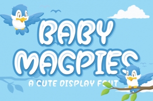 Baby Magpies Font Download