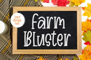Farm Bluster Font Download