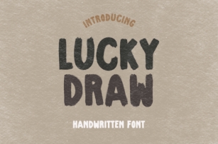 Lucky Draw Font Download