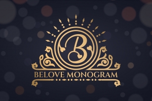 Belove Monogram Font Download